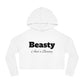 Beasty and a Beauty - Women’s Cropped Hooded Sweatshirt 100% cotton