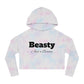 Beasty and a Beauty - Women’s Cropped Hooded Sweatshirt 100% cotton