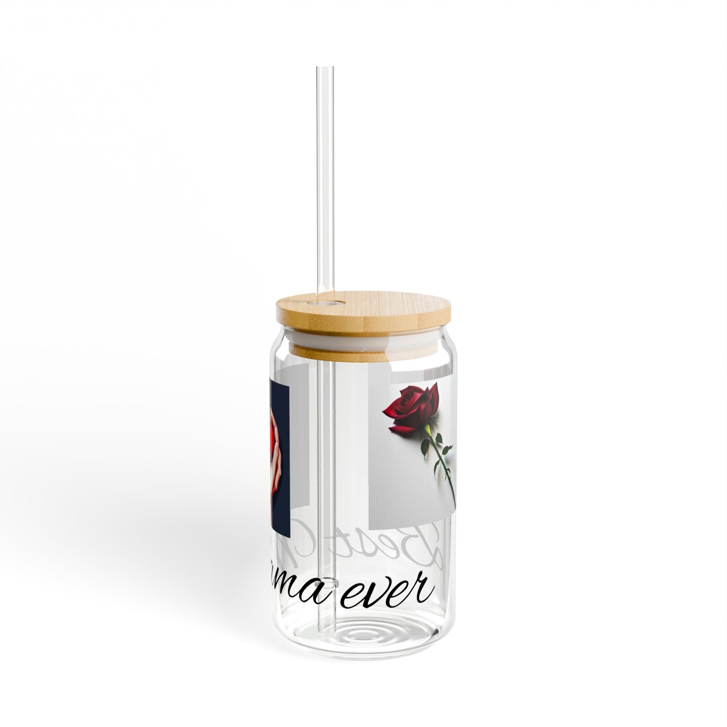 Best Mama ever - Sipper Glass, 16oz