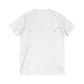 Womens Short Sleeve V-Neck Tee 100% cotton - Women Fading away