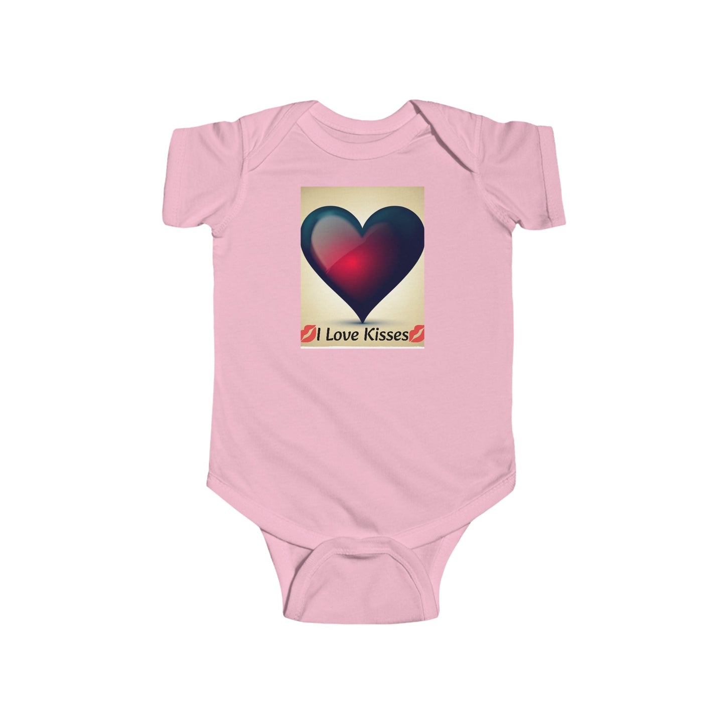 Infant Onesie  - I love Kisses 100% cotton