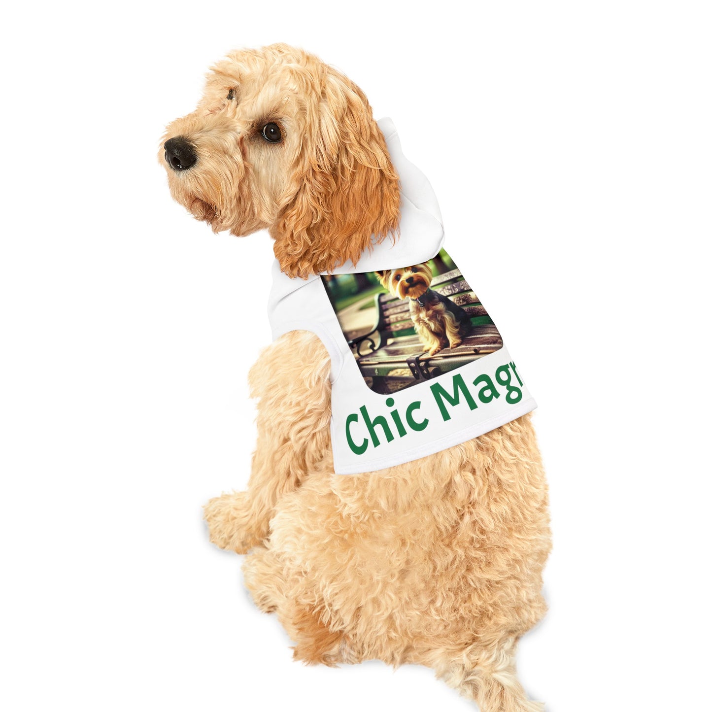 Yorkie Chick Magnet T-Shirt - Pet Hoodie 100% soft polyester