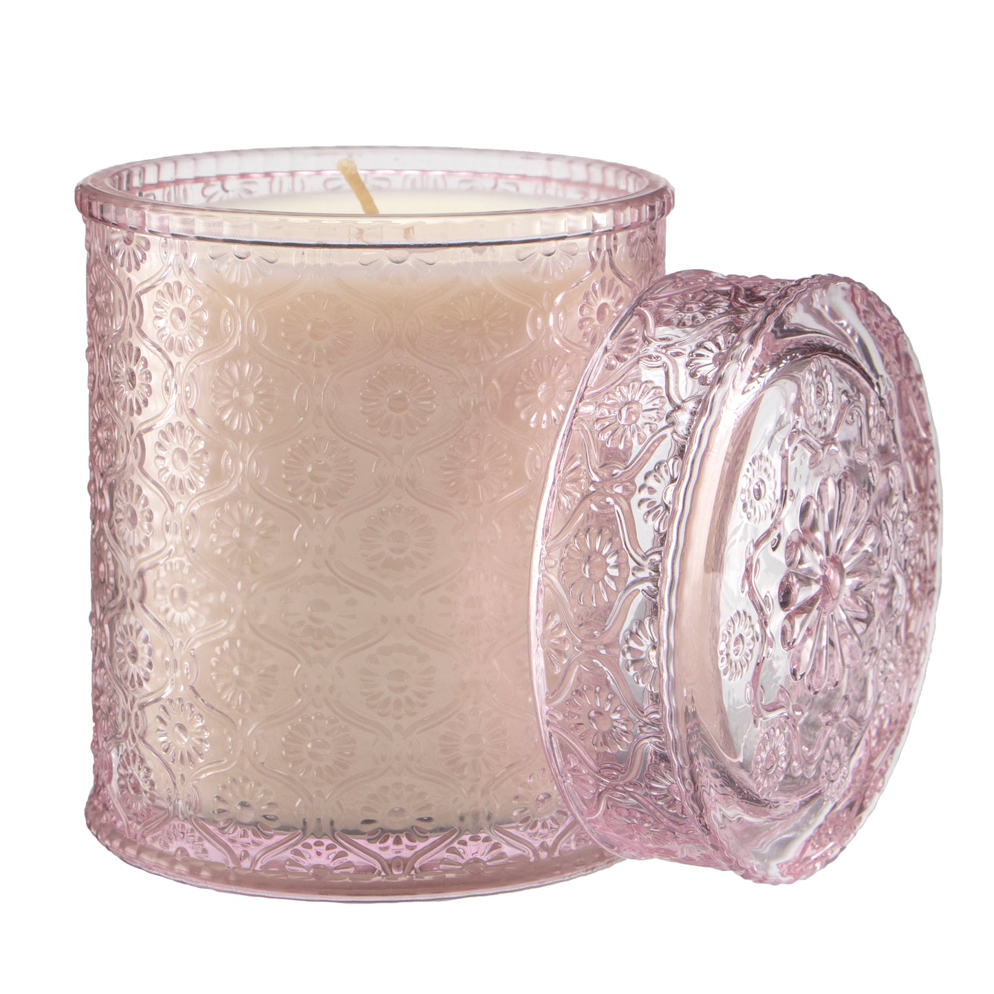 Pier 1 Pink Champagne Luxe 19oz Filled Candle