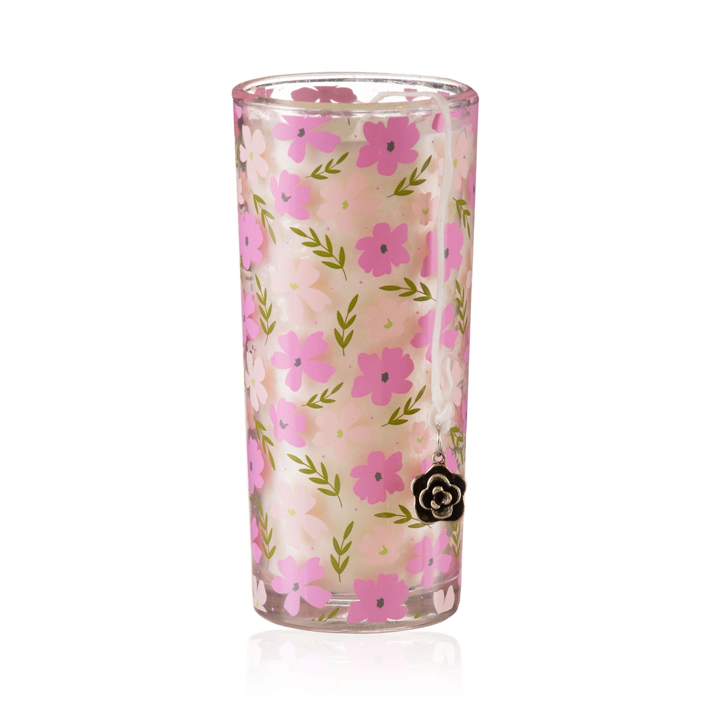 Pier 1 Magnolia Blooms Charm Jar 6.5oz Filled Candle