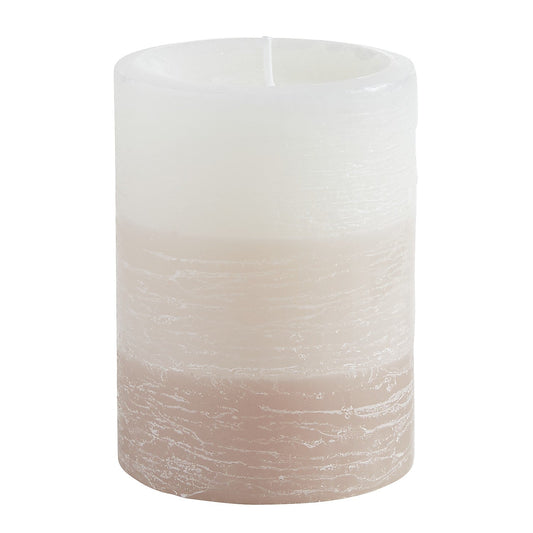 Pier 1 Magnolia Blooms 3X4 Layered Pillar Candle